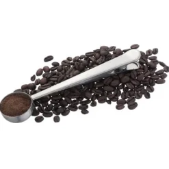 Kaffemått med Klämma i Rostfritt Stål