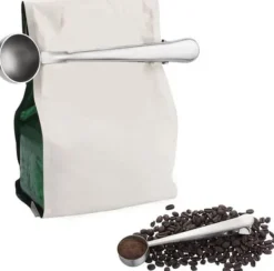 Kaffemått med Klämma i Rostfritt Stål