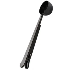 Mått & Måttskedar-Kaffemått med Klämma Svart – Sked med Påsklämma för Kaffe