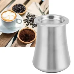 Kaffepulversikt 304 Rostfritt Stål Pulversikt Behållare Hem Filter KoppSlipfärg