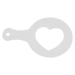 Mat- & Dryckesschabloner-Kaffeschabloner i plast - 16 st, Latte Cappuccino dekorationsverktyg