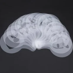 Mat- & Dryckesschabloner-Kaffeschabloner i plast - 16 st, Latte Cappuccino dekorationsverktyg