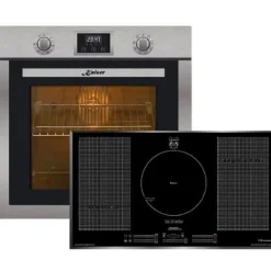 Kaiser Four Set EH 6323 + KCT 97 FI La Perle, Autonome, rostfritt stål, Elugn + induktionshäll 90 cm