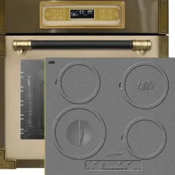 Spisar-Kaiser Four Set EH 6726 ElfAD+KCT 6705 RI HERD, Fyra inbyggnadsugnar 80L + induktionsspis, 60 cm