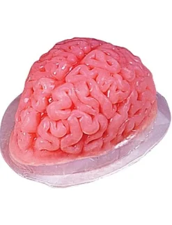 Kakformar-Kakform för gelepudding i form av hjärna till Halloween. Size-Standard