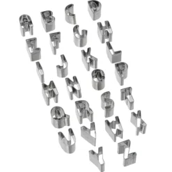 Kakformar i 35-Pack - Siffror och bokstäver