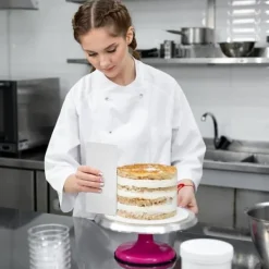 Kakjämnare Kakspade Rostfritt Stål Silver