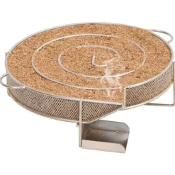 Matrökare-Kallröksgenerator i rostfritt stål - Rökning av fisk, kött & grönsaker | Diameter: 19,5 cm