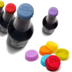 Flaskkapsyler-Kapsyler för ölflaskor - SHOP-STORY - Set med 6 - Slumpmässiga färger - 1 års garanti - Leverans inom 48 timmar