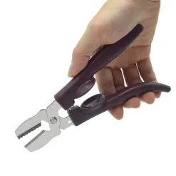 Kastanjeskärare / skalare i rostfritt stål