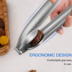 Kastanjetång, Maroni Cutter Rostfritt stål Kastanj Cutter Nötknäppare Chestnut Clip Kastanjeöppnare Kastanje Cutter Portable