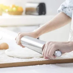 Kavlar-Kavel i rostfritt stål Non Stick Kavel för att baka deg Pizza Paj Bakning Verktyg Kökstillbehör