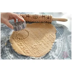 Kavel med jultryck 39 cm