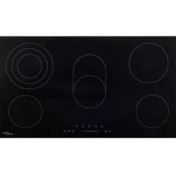 vidaXL Keramikhäll med 5 plattor touchkontroll 77 cm 8500 W