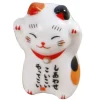 Matbestick-Keramiska Cat Chopstick Rests Set - Mini Kitten Ornaments för japansk servis