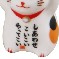 Matbestick-Keramiska Cat Chopstick Rests Set - Mini Kitten Ornaments för japansk servis