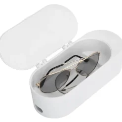 40KHz HF Ultraljudsrengöringsmaskin 30W för glasögon, smycken, hushållsrengöringsapparat 400ml EU-kontakt 220V