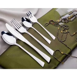 KINGHOFF Bestickset 72 delar Rostfritt Stål Satinfinish