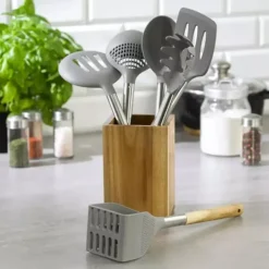 Kinghoff 6-delars köksredskapset KH-1325 i akacieträ