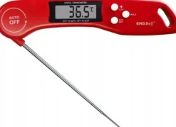 KingHoff ELEKTRONISK SKIV-TERMOMETER -50-300C LCD KINGHOFF KH-1670 Röd
