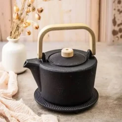 KINGHOFF Gjutjärnsbryggare KH-1845 1,3L med filter