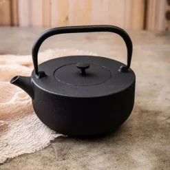 KINGHOFF Gjutjärnsteeper 1,1L med filter - Gjutjärn