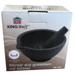 KINGHOFF KH-1197 KÖKSMURTEL AV GJUTJÄRN