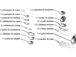 Matbestick-KingHoff KINGHOFF bestick 72 ELE. glansigt KH-3519