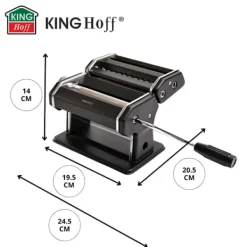 KINGHOFF Pastamaskin KH-1927 i rostfritt stål