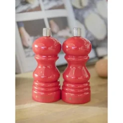 Kryddkvarnar-KitchenCraft MasterClass salt- eller pepparkvarn 5,2 x 12,5 cm röd