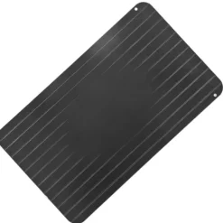 Kök Snabbtina tallrik Aluminium avfrostningsbricka Skärbräda för fryst kött skaldjur