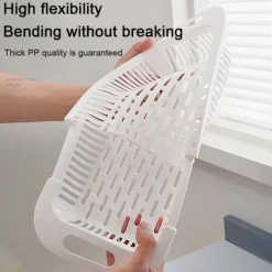 Diskhokorgar-Kök Utdragbar Avloppskorg Plast Diskbänk Filterkorg Frukt Grönsakskorg