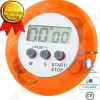 Köks timer - TD® - Digital - Magnetisk - Orange - 6 cm i diameter