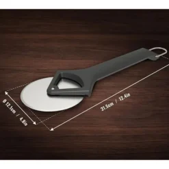 Köksaccessoar - Witt - ETNA - Pizzaskärare - Svart - Hög kvalitet