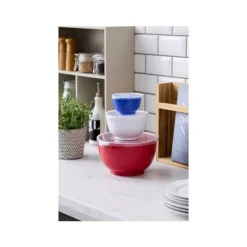Rosti Vispskålar & Bunkar-Köksaccessoar Uppsättning av 3 skålar Fransk Set Flerfärgad