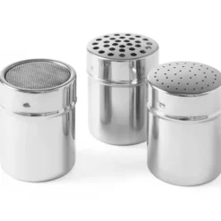 Köksautomat pepparshaker saltkar rostfritt stål dia. 55 mm höjd 75 mm - Hendi 631201