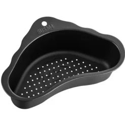 Diskhokorgar-Köksavloppskorg Rostfritt stål Svart Köksavloppssil för Hem