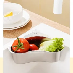 Diskhokorgar-Köksavloppskorg Rostfritt stål Svart Köksavloppssil för Hem