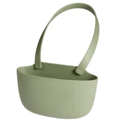 Diskhokorgar-Köksavloppsställ Hängande korg med avloppshål Stor kapacitet Mjuk flexibel diskbänk Avloppskorg Hängpåse Grön