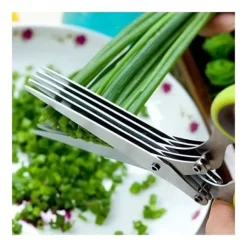 Köksaxar - EUROWEB - 5 blad - Rostfritt stål - Ergonomisk design - 14 cm