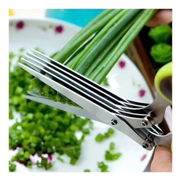 Köksaxar - EUROWEB - 5 blad - Rostfritt stål - Ergonomisk design - 14 cm