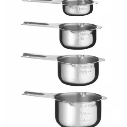 Mått & Måttskedar-Köksbar mätkopp 30 / 80 / 120 / 180 ml - set med 4 st.