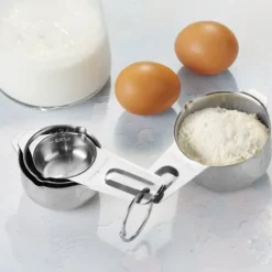 Mått & Måttskedar-Köksbar mätkopp 30 / 80 / 120 / 180 ml - set med 4 st.