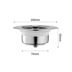 Diskhokorgar-Köksdiskbänk Silkorgsplugg (2-pack)