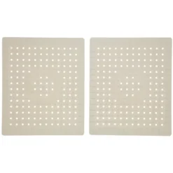 Köksdiskmatta 2 st livsmedelsklassat gummimaterial halkfri lätt att rengöra diskbänksskyddsmatta för kök