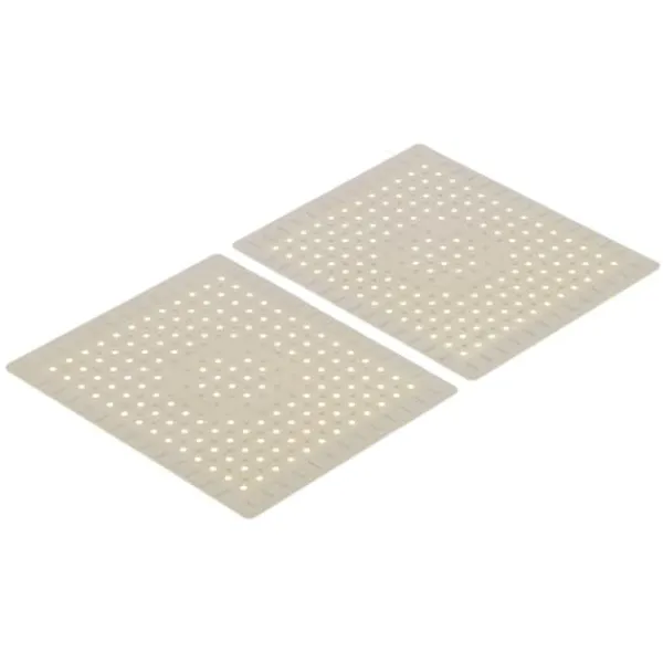 Köksdiskmatta 2 st livsmedelsklassat gummimaterial halkfri lätt att rengöra diskbänksskyddsmatta för kök