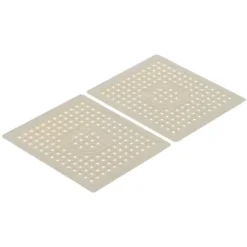 Köksdiskmatta 2 st livsmedelsklassat gummimaterial halkfri lätt att rengöra diskbänksskyddsmatta för kök