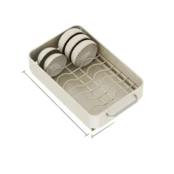 Köksdragutställning för tallrikar, Multifunktionell skåporganisatör, Tyst drift,B