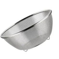 Durkslag & Silar-Köksdurkslag Multifunktionell ristvättskål i rostfritt stål Matsil med fot för frukt och grönsaker 28 X 12 cm / 11 X 4,7 tum