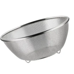 Durkslag & Silar-Köksdurkslag Multifunktionell ristvättskål i rostfritt stål Matsil med fot för frukt och grönsaker 28 X 12 cm / 11 X 4,7 tum